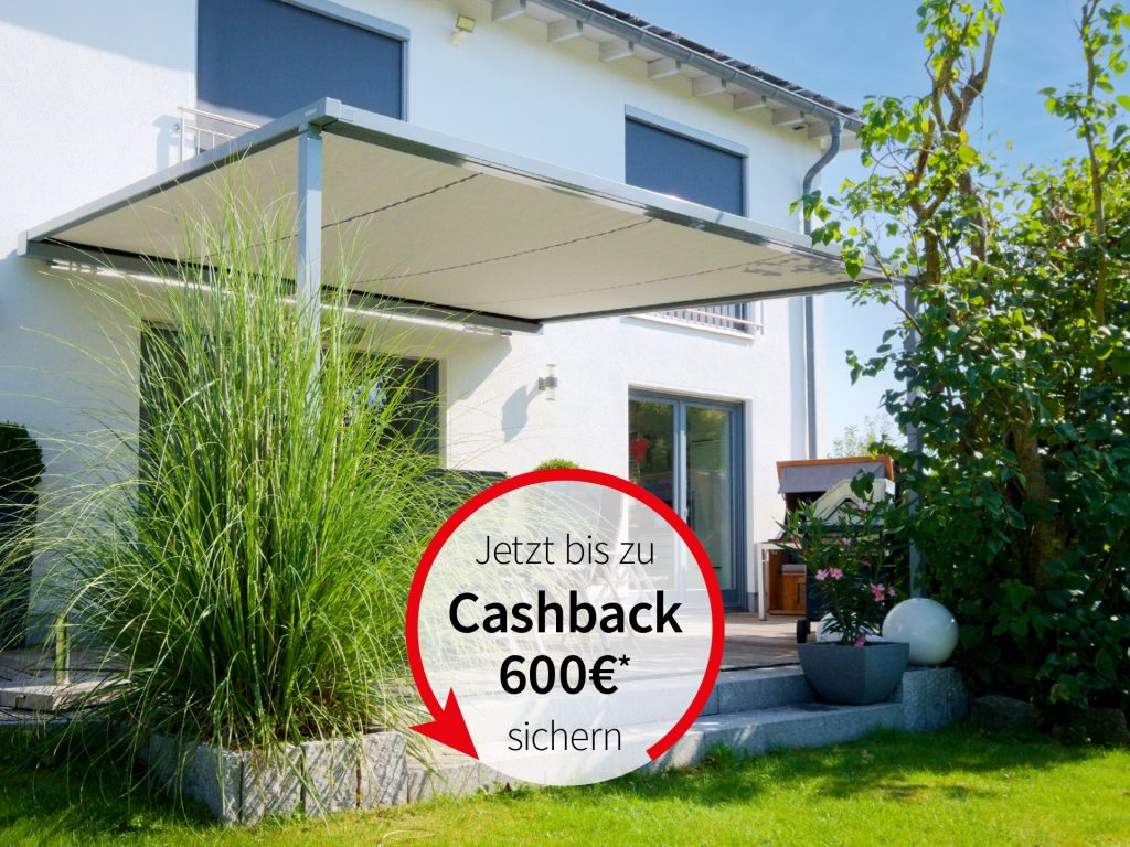 Bis zu 600€ Cashback: markilux Markise oder Pergola Bis zu 600€ Cashback: markilux Markise oder Pergola